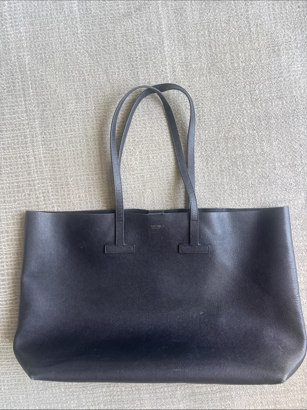 Tom Ford Black Leather Tote